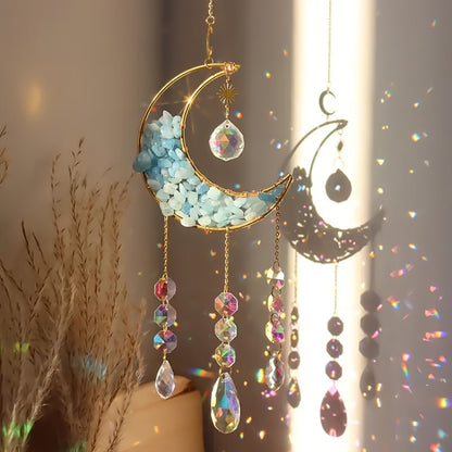 Crystal Moon Suncatcher