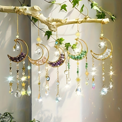 Crystal Moon Suncatcher