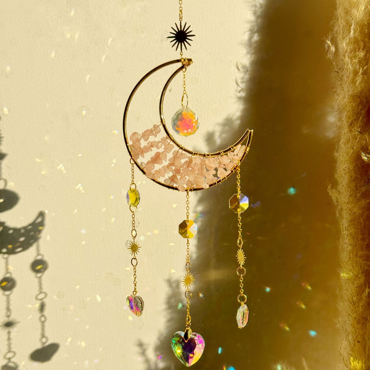 Crystal Moon Suncatcher