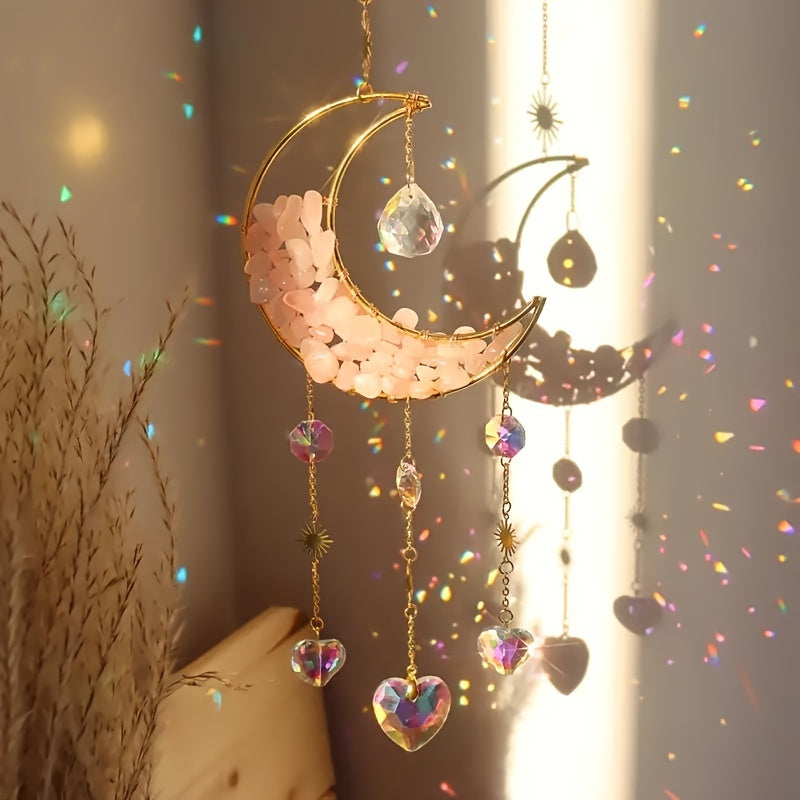 Crystal Moon Suncatcher