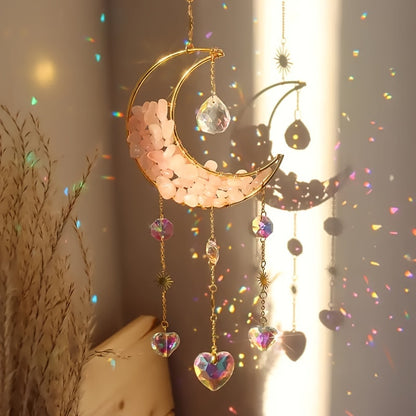 Crystal Moon Suncatcher