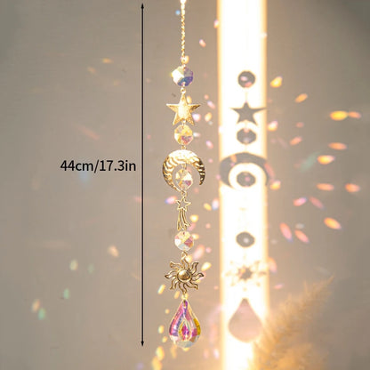 Moon and Star Suncatcher