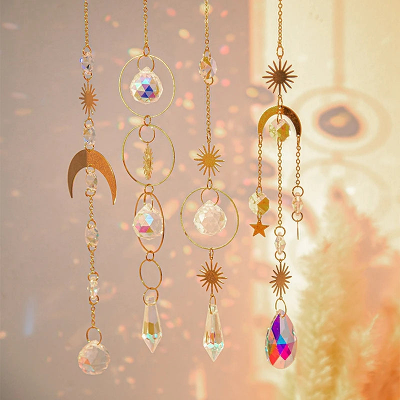 Moon and Star Suncatcher