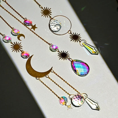 Moon and Star Suncatcher