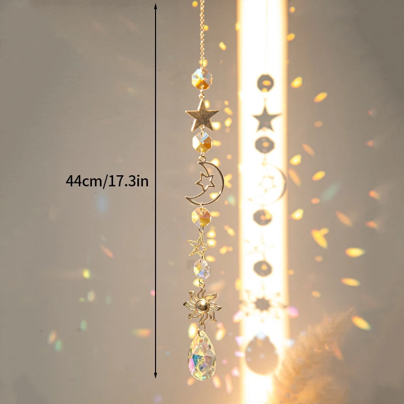 Moon and Star Suncatcher