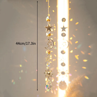 Moon and Star Suncatcher