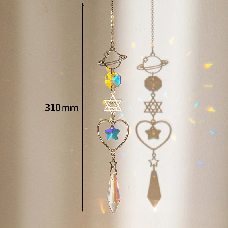 Moon and Star Suncatcher