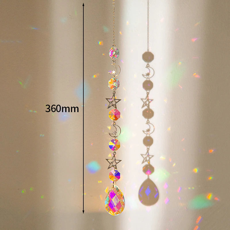 Moon and Star Suncatcher