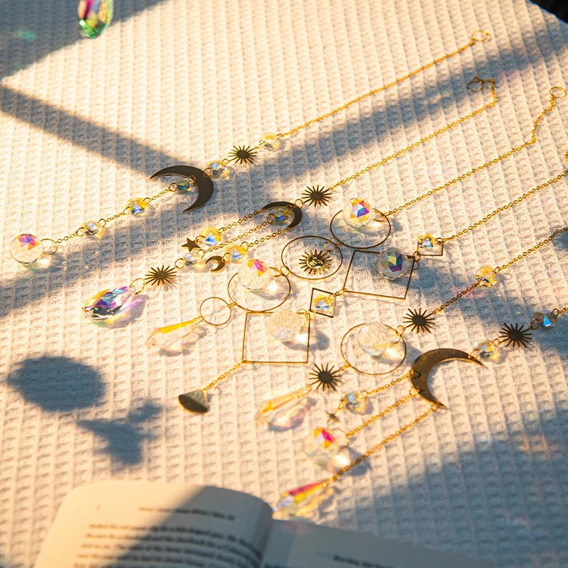 Moon and Star Suncatcher