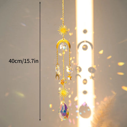 Moon and Star Suncatcher