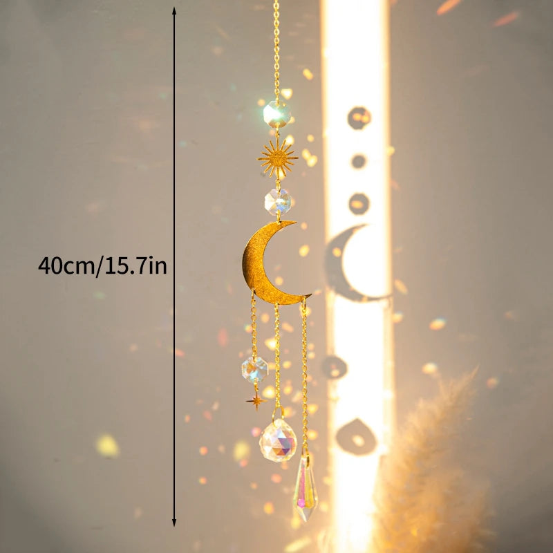 Moon and Star Suncatcher