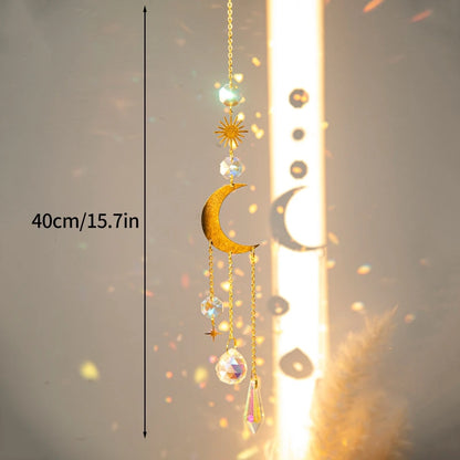 Moon and Star Suncatcher