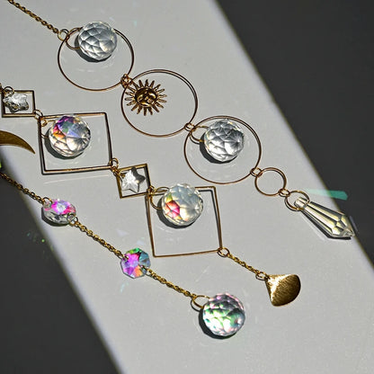Moon and Star Suncatcher