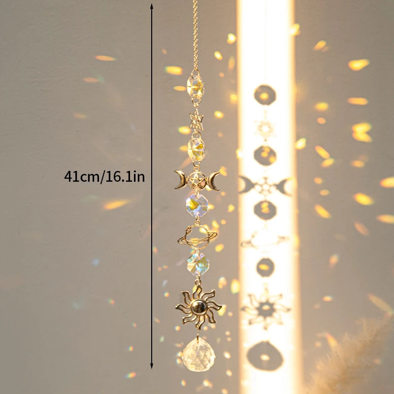 Moon and Star Suncatcher