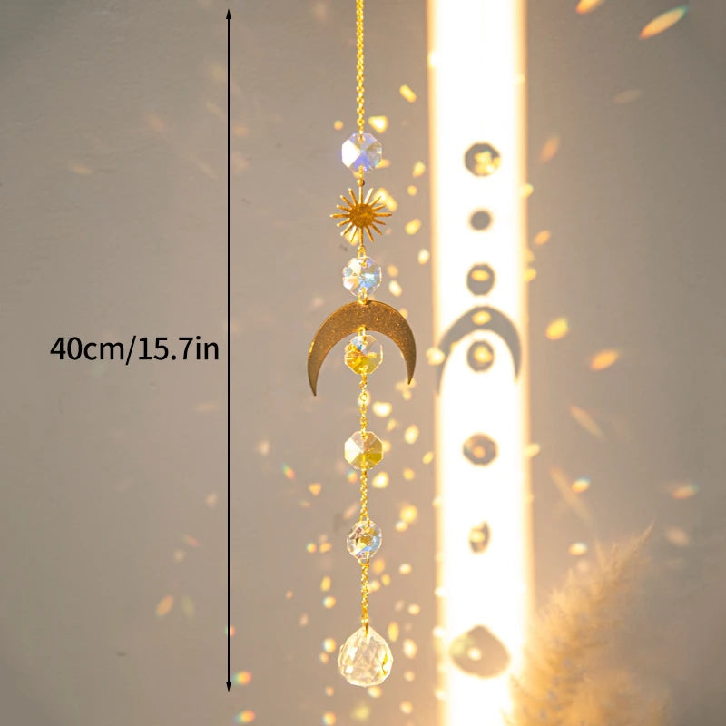 Moon and Star Suncatcher