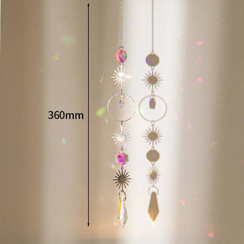 Moon and Star Suncatcher