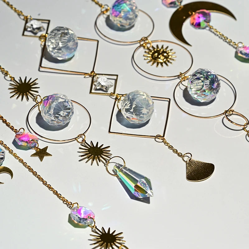 Moon and Star Suncatcher