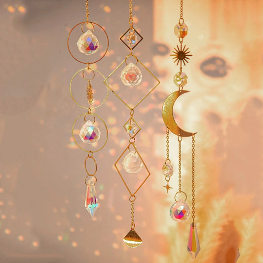 Moon and Star Suncatcher