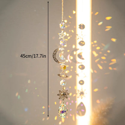 Moon and Star Suncatcher