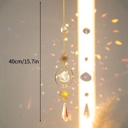 Moon and Star Suncatcher