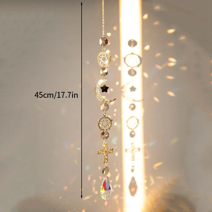 Moon and Star Suncatcher