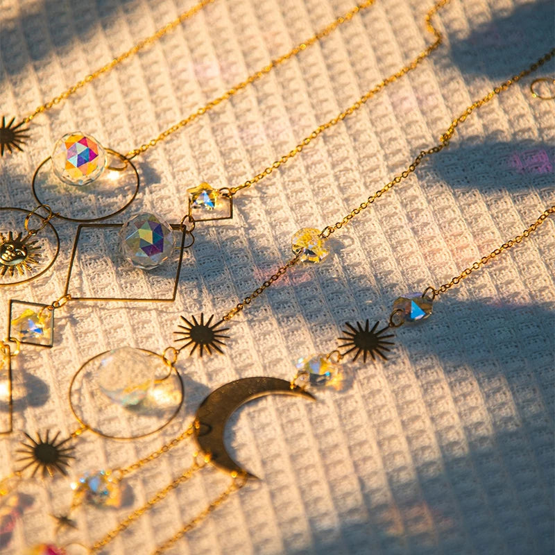 Moon and Star Suncatcher