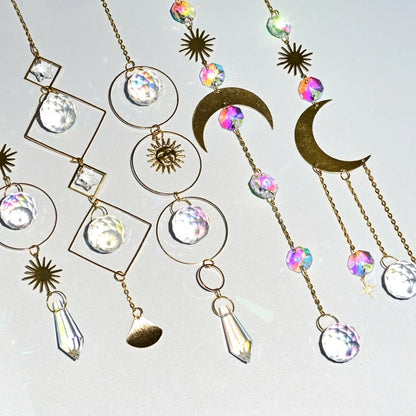 Moon and Star Suncatcher