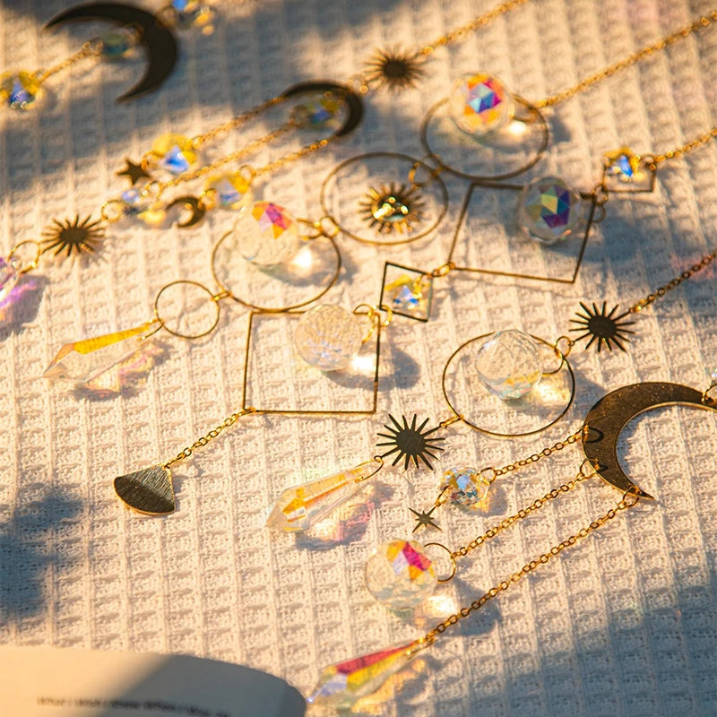 Moon and Star Suncatcher