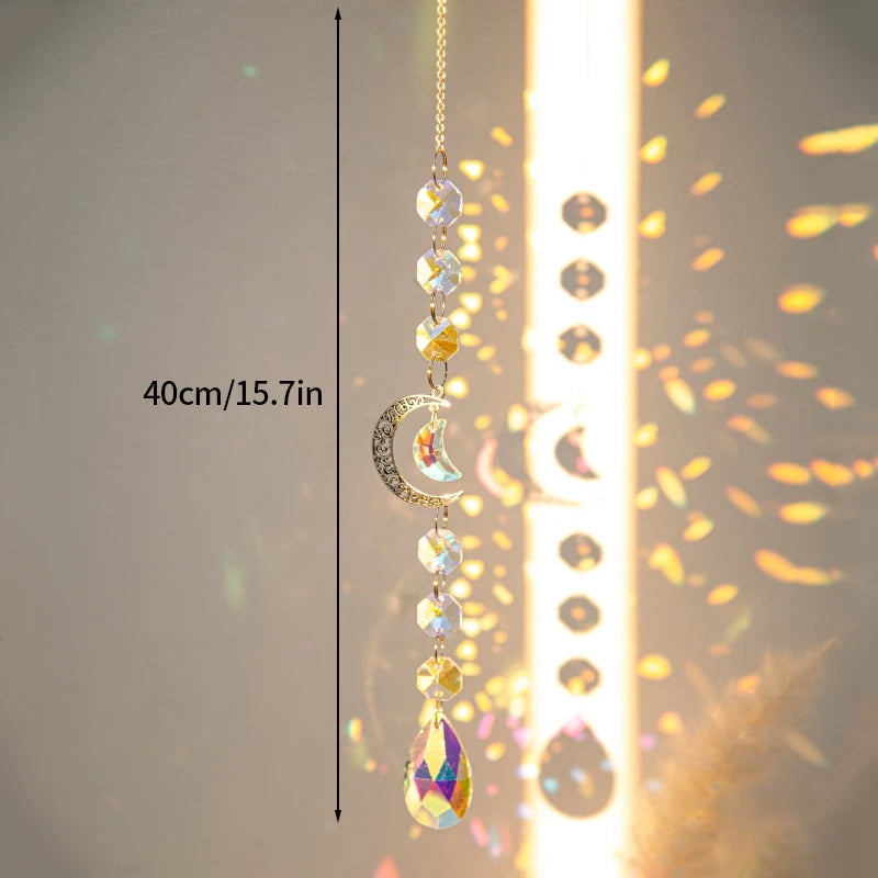 Moon and Star Suncatcher